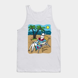 Bahama Llama design Tank Top